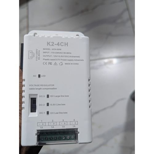 BOITIER D'ALIMENTATION-4CH-CA/CC-50W-CCTV-VIDEOSURVEILLANCE-CAMERA