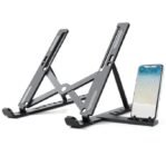 Support pour ordinateur portable + Support mobile - Noir